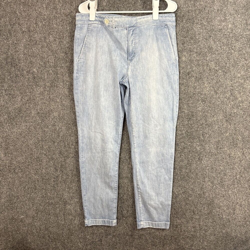 Lauren Ralph Lauren Jeans Womens Size 12 Blue Ankle Designer Preppy
